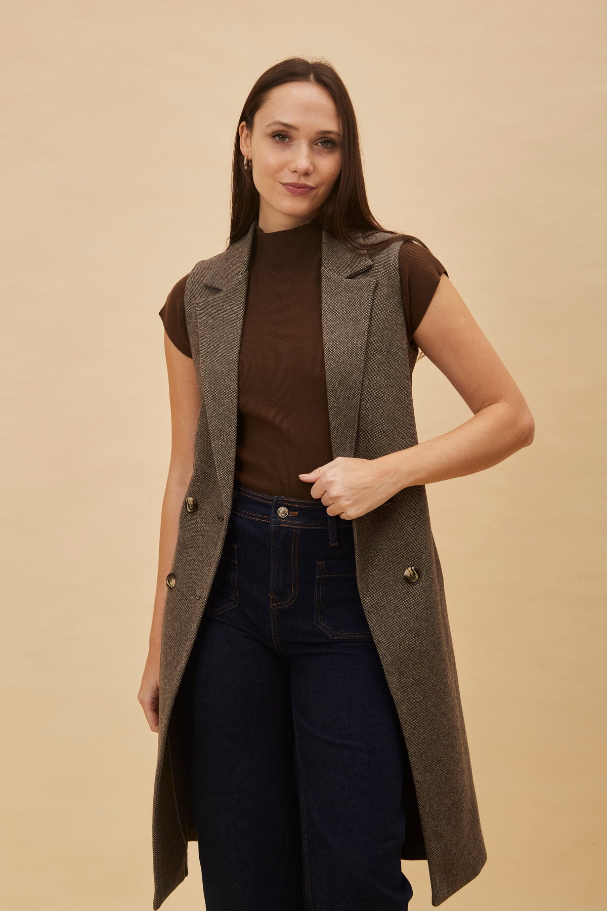 Maxi Chaleco Majo